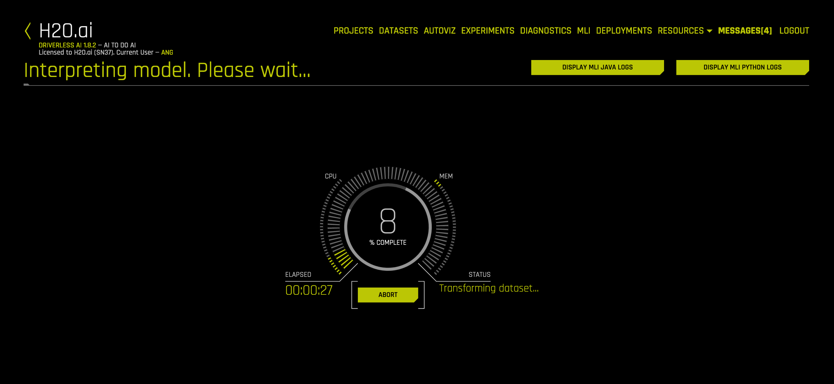 MLI runtime logs